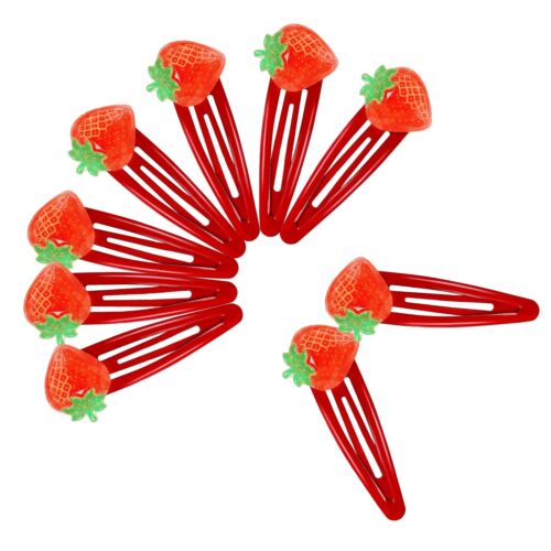 20Pcs Strawberry Hair Clips Cute Fruit Hair Clips Red Strawberry Hair Accesso... - Picture 2 of 8