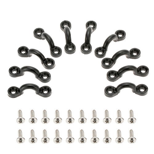 10 Stück Praktisches Tri-Grip Tri-Fold Nieten Gummi Unterlegscheiben Kit für Boot V6H3 - Bild 10 von 11