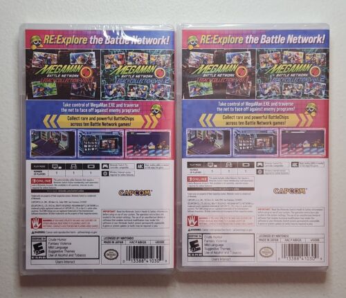 Nintendo Switch Megaman Battle Network Legacy Collection Lot Of 2 - New & Sealed - Picture 2 of 3