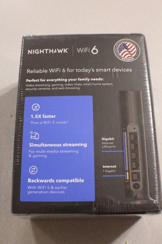 Routeur WiFi 6 NETGEAR Nighthawk AX1800 1,8 Gbit/s RAX9 neuf - Photo 3/5