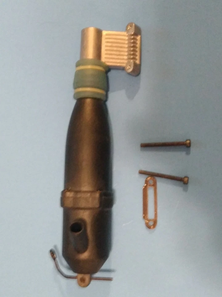 Tuned Pipe, Manifold, gasket, Holder and Bolts .16 .18 Engines Redcat Racing - Image 2 of 3