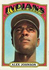 1972 Topps #215 Alex Johnson