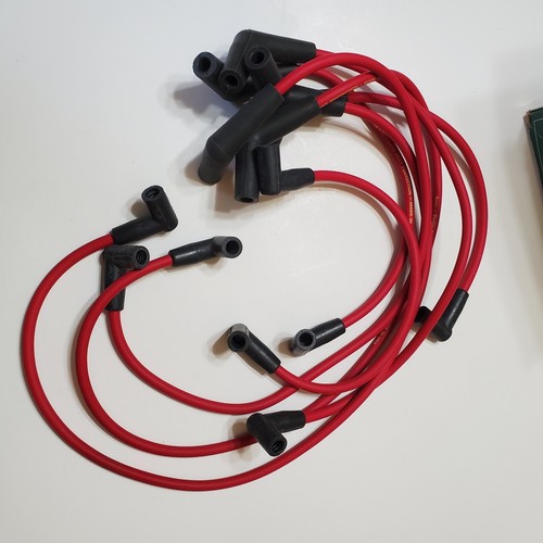Ultra Spark Double Silicone Spark Plug Wires #4137 Red Straight 6 Plus Coil Wire - Bild 7 von 19