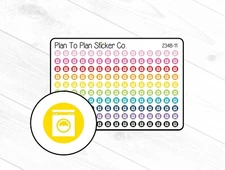 2348-11~~Washing Machine Tiny Icons Planner Stickers.