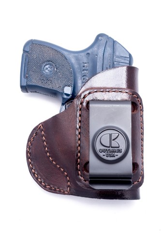 Ruger LCP LCP 2 LCP MAX | Full Grain Leather IWB Conceal Inside Pants Holster - Picture 5 of 14