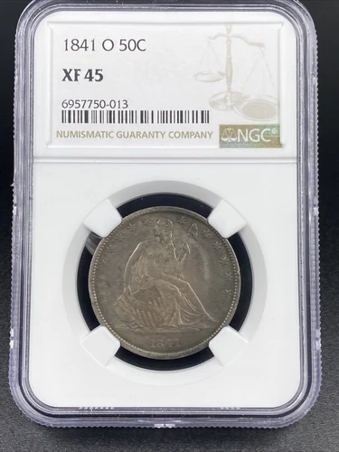 1841-O Seated Liberty Half Dollar  NGC  XF45