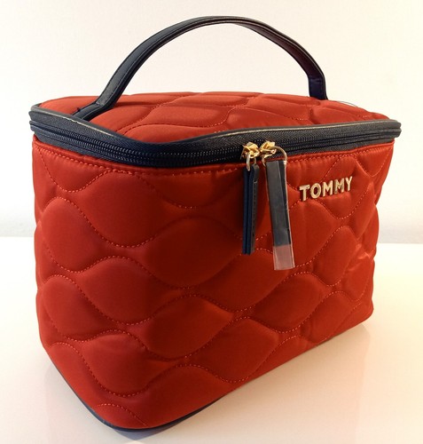 TOMMY HILFIGER Kosmetiktasche Tasche Koffer Waschtasche Beauty Case bag rot USA - Bild 18 von 24