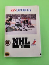 NHL 94 Hockey Sega Genesis Instruction Manual Only