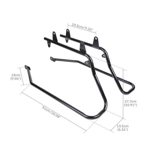 Saddlebags Conversion Brackets Fit For Harley Davidson Softail models 1984-2017 - Picture 2 of 15