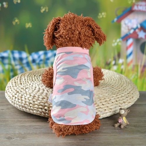 Pet Dog Clothes Cat Vest T-Shirt Pet Puppy Cartoon Coat Printed Apparel XS M XL - Picture 22 of 34