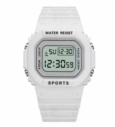 Reloj deportivo de pantalla digital para hombres y mujeres unisex niños niñas niños rectangular vendedor del Reino Unido - Imagen 19 de 28