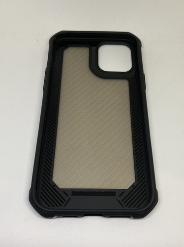 Oterkin iPhone 12 Pro Max Phone Case Black Trim With Transparent Frost NEW. - Picture 3 of 4