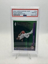 2024 Topps Chrome USOP #164 Kevin Durant /99 (Green Refractor) (PSA 10)