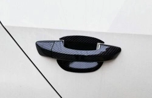 Manija de puerta exterior exterior para Volkswagen Golf MK6 2010-2013 fibra de carbono Foto 2 de 4