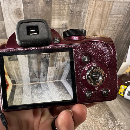 GREAT Fujifilm FinePix S Series S4400 14.0MP Digital Camera TESTED Maroon - Picture 10 of 10