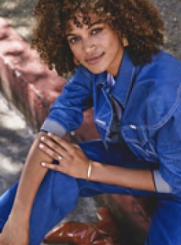 Wrangler Women’s Crop Denim Jean Jacket Cropped Retro Size Small Free People New - Picture 5 of 12