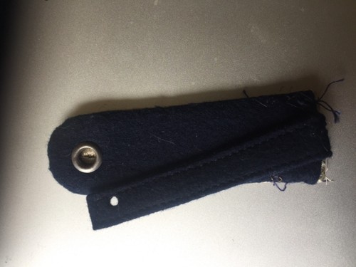 KREIGSMARINE LEUTNANT SHOULDER STRAP ORIGINAL SINGLE . VERY GOOD CONDITION - Picture 5 of 5