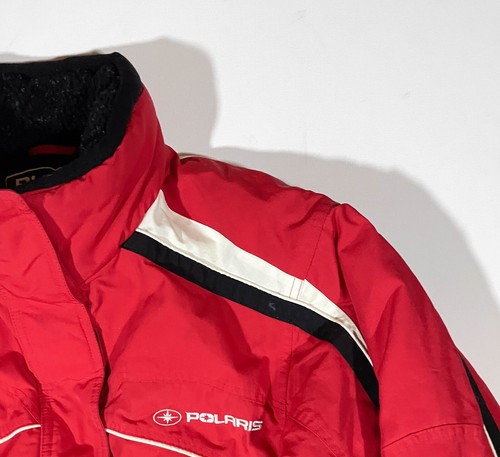 Chaqueta Abrigo Mujer Moto de Nieve Polaris Mediano Rojo Negro Ropa de Snowboard Multicolor - Imagen 11 de 19