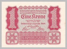 Austria 1 Krone 1922 P73 Uncirculated