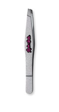 REVLON X BARBIE SILVER SPARKLE PINK SLANT TWEEZERS LIMITED EDITION 63806