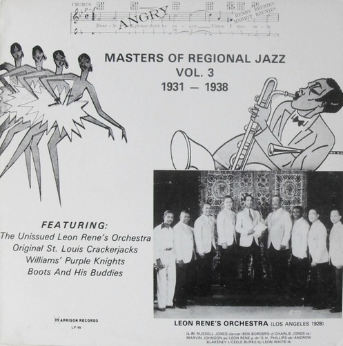MEISTER DES REGIONALEN JAZZ 1931-38 VOL. 3 Harrison Records versiegelte Compilation LP