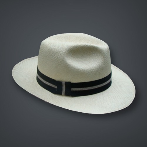 Originalmütze von Montecristi ""Trévil"" fein fein, Herren Frauen Stroh Fedora - Bild 4 von 6
