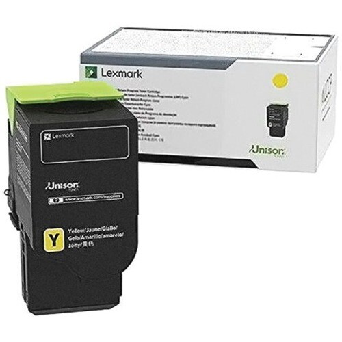 Оригинальный картридж с тонером повышенной емкости Lexmark - Желтый - по 1 штуке