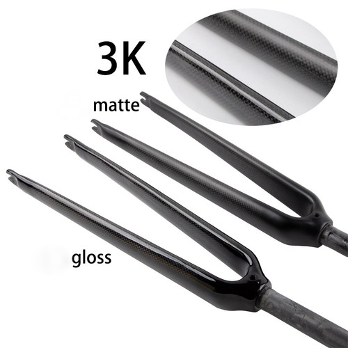 700C bicycle One Inch Road Bike Full Carbon fiber Threadless Fork 1" ( 25.4 mm ) - Picture 7 of 21