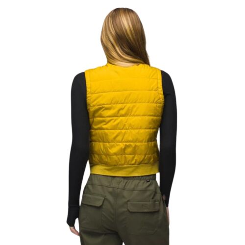 prAna Insulated Ice Flow Women's Vest, Golden Leaf, Medium - Picture 3 of 3