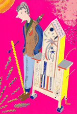 Luca ALINARI (1943 - 2019) OPERA GRAFICA Bellissima SERIGRAFIA  " Luca 3 " Rara