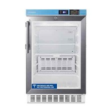 Accucold ACR46GLCAL 2.65 Cubic Foot Glass Door Undercounter Medical Refrigerator