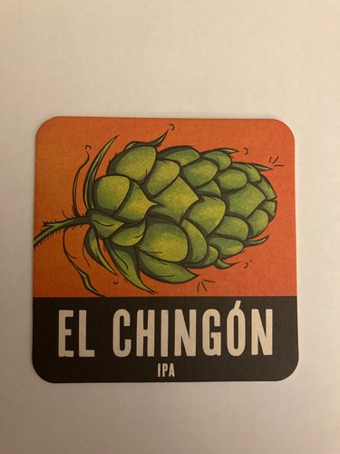 VIER ECKEN BRAUEREI "EL CHINGON IPA" UNTERSETZER - DALLAS, TX ***NIE BENUTZT*** - Bild 1 von 3