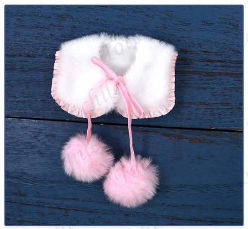Chaqueta de plumón larga blanca colorida oreja de conejo para 12" muñeca Blythe traje de fábrica - Imagen 5 de 6