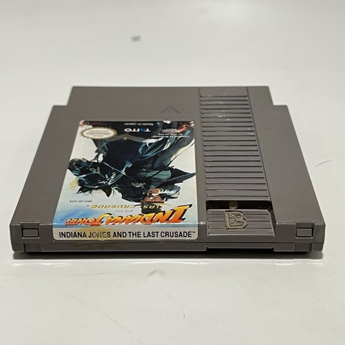 Indiana Jones and the Last Crusade (Nintendo NES, 1991) Cart Only Authentic - Picture 3 of 4