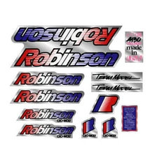 1990 Robinson - Pro Team Model on chrome decal set