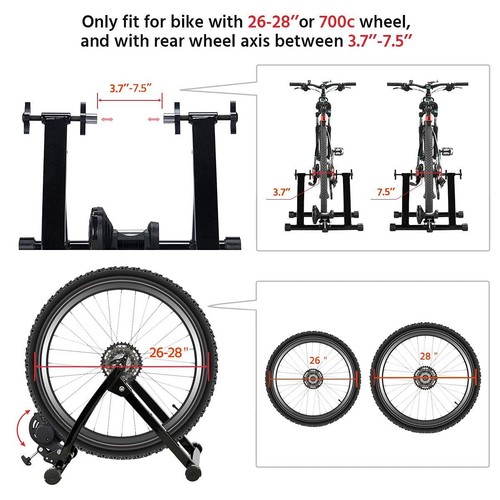 Magnetic Bike Trainer Stand Premium Steel Bike Bicycle Indoor E.. - Picture 4 of 8