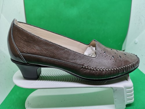 ZAPATOS DE MUJER SAS GRIS TALLA 9.5 M TACÓN DE SALÓN CONFORT CUERO G4844958 - Imagen 4 de 16