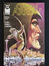 GREEN ARROW #1 DC Comics 1988 Oliver Quinn Mike Grell 1st Print F/VF *A7