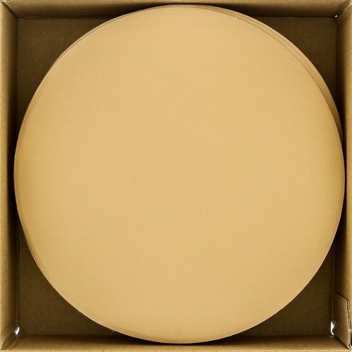 320 Grit 6" Gold Hook & Loop No Hole Sanding Discs for DA Sanders - Box of 50 - Bild 2 von 5