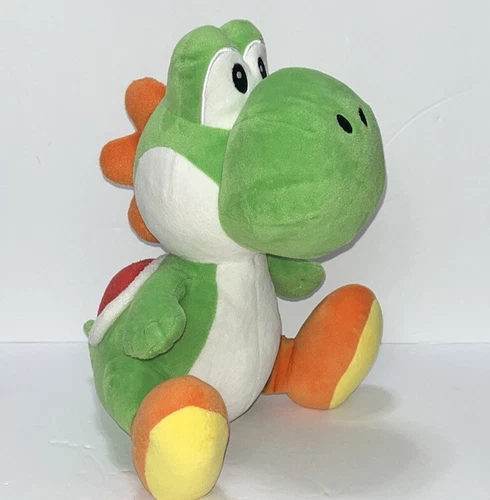 Super Mario Nintendo Yoshi 10” Green Plush 2017 Stuffed Animal Made In Japan