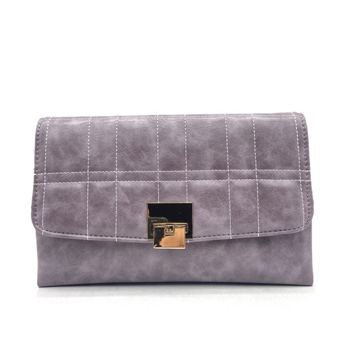 Womens Designer Style Faux Leather Clutch Bag Ladies Evening Party Handbag Purse - Picture 7 of 31