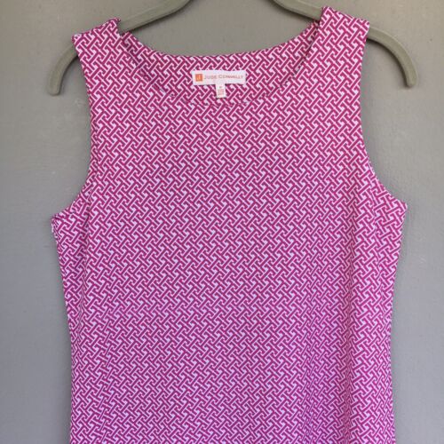 Vestido Jude Connally M Rosa Beth Sin Mangas Tanque Geo Estampado Jersey Elástico Playa - Imagen 4 de 16