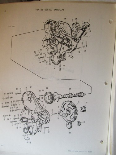 Massey Ferguson MF245-4 MF 254-4 Traktor Teilebuch Katalog Handbuch 1982 - Bild 3 von 9