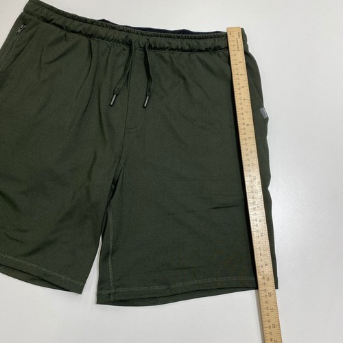 Pantalones Cortos Eddie Bauer Lounge Para Hombre L Verde Cordón Bolsillos con Cremallera Elastizados Informales - Imagen 10 de 12