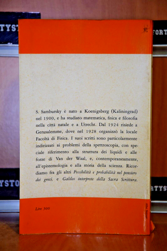 "Die physische Welt der Griechen" S. Sambursky 1.Aufl.1959 Universal Econ. Filz - Bild 12 von 12