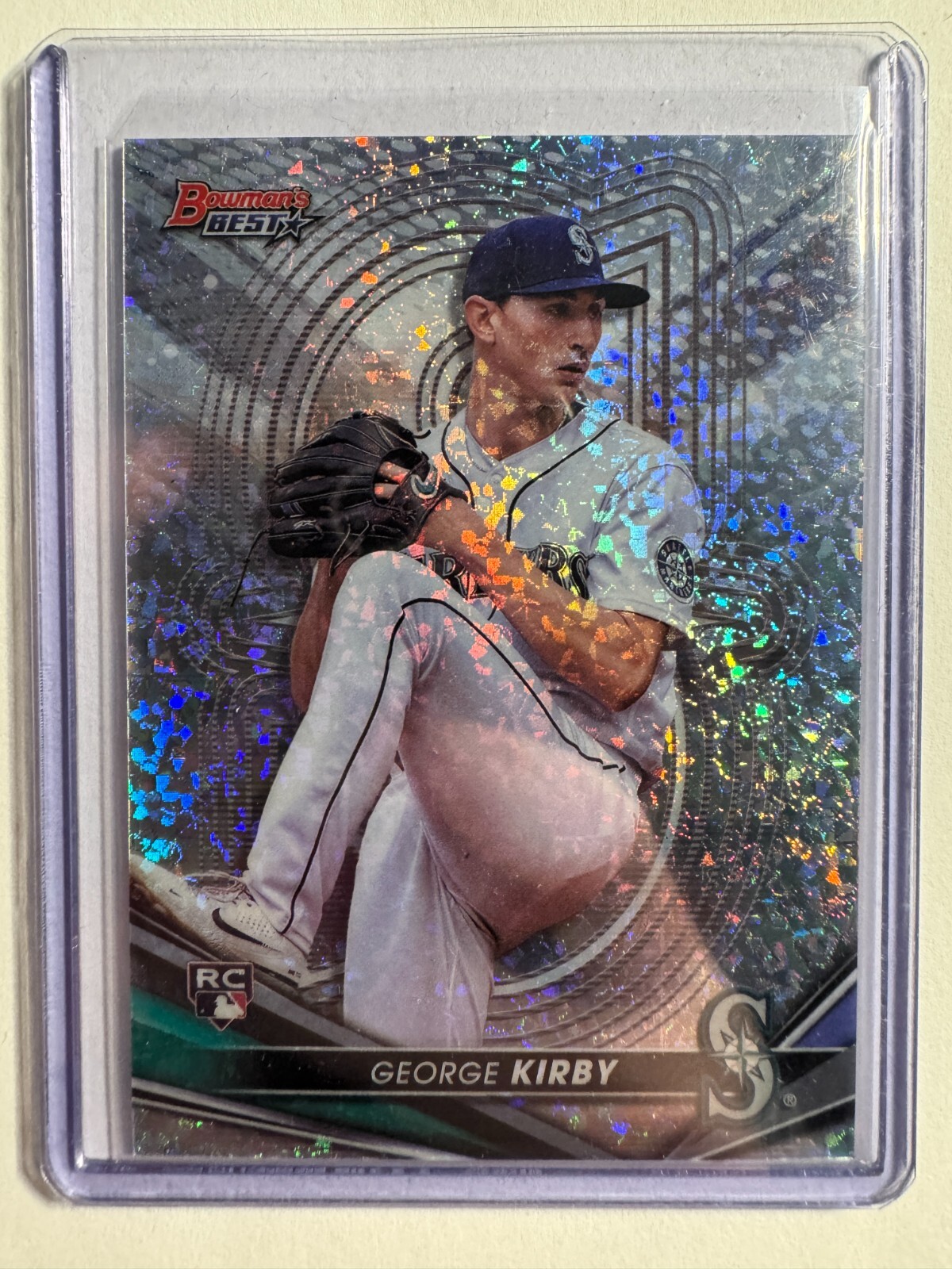K310,399 - 2022 Bowman's Best Mini Diamond Refractors #69 George Kirby #/299