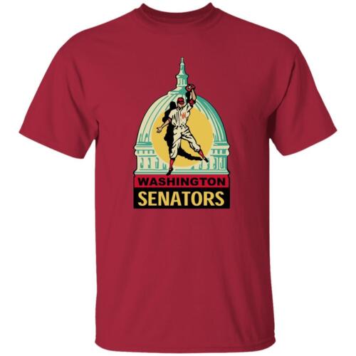 Camiseta de los Washington Senators | Logo del equipo de béisbol MLB 1957 - Imagen 3 de 7