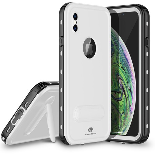 For Apple iPhone Xs Max Case Waterproof Shockproof Dirtproof Cover w/ Kickstand - Picture 17 of 18