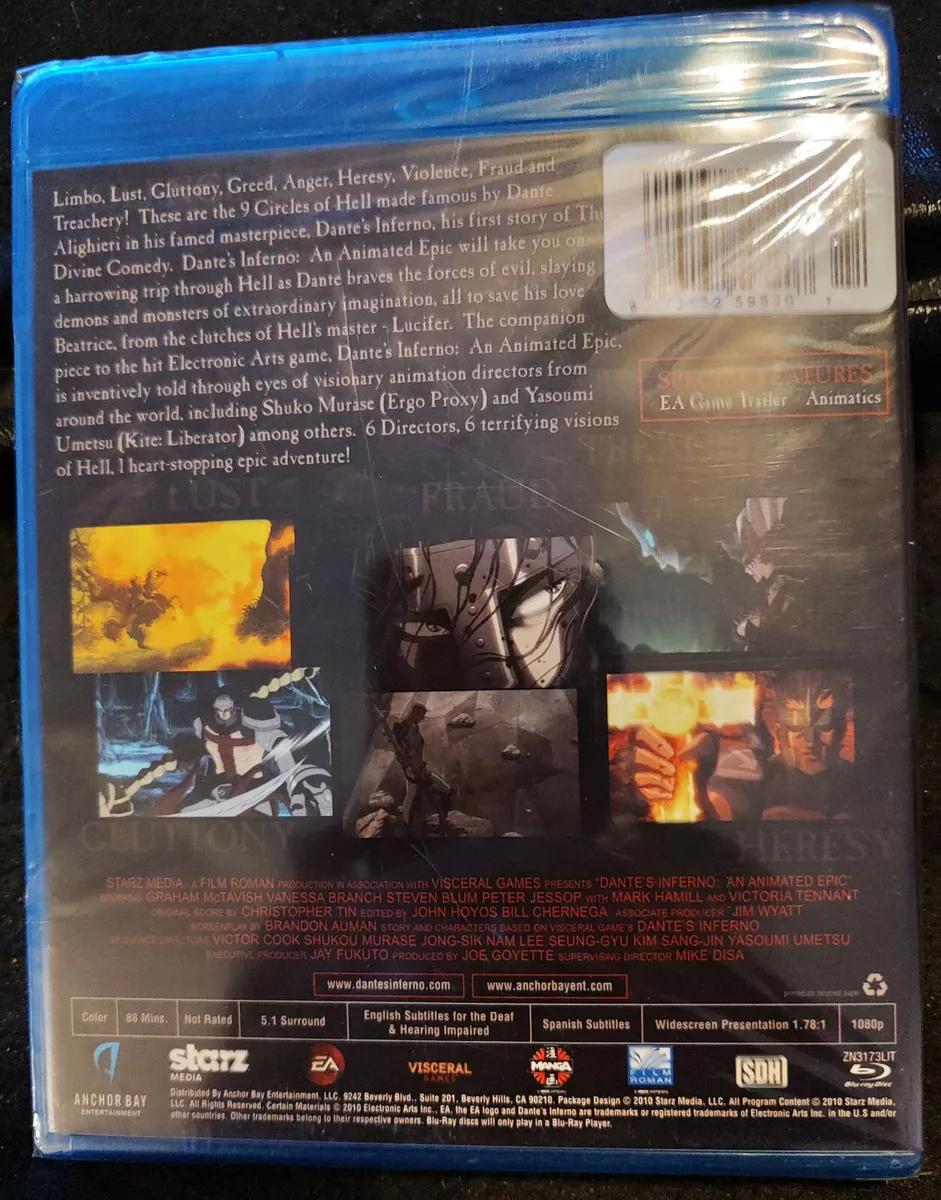 Dante's Inferno Blu-ray (An Animated Epic)