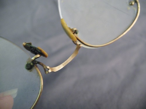 VINTAGE ARTCRAFT KABELGEBUNDENE RANDLOSE BRILLE - 1/10 12K GF - Bild 8 von 12